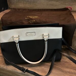 Kate Spade Black and White Satchel